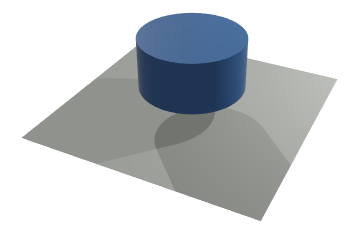 Cylinder with shadows