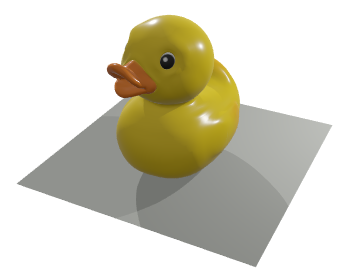 Mirrored duckling
